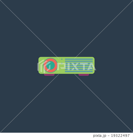 Projector sign icon 19322497