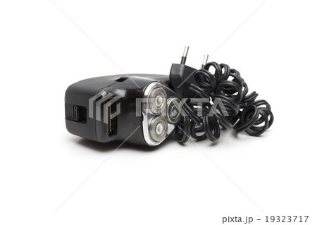 electric shaver on the white background 19323717