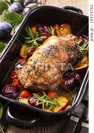 lamb braised with plums 19324762