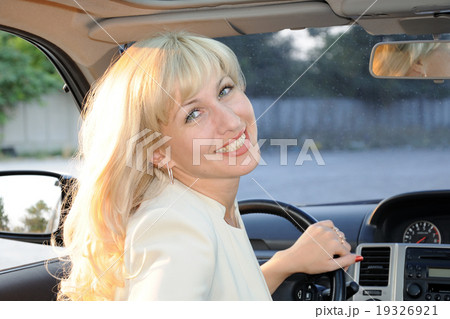 Girl in car Girl in car 19326921