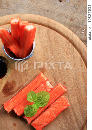 Crab stick japanese food Crab stick japanese food 19327631
