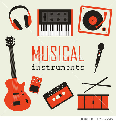 Set of Music Instruments Set of Music Instruments 19332785
