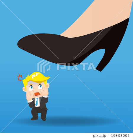 cartoon Businessman stressed 19333002