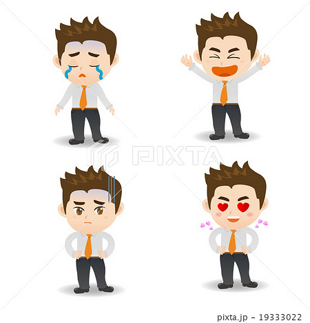 Businessman facial expressions 19333022