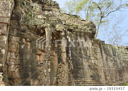 カンボジア シェムリアップ アンコールトム遺跡群 南大門 カンボジア シェムリアップ アンコールトム遺跡群 南大門 19333457