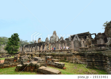 カンボジア シェムリアップ アンコールトム遺跡群 南大門 カンボジア シェムリアップ アンコールトム遺跡群 南大門 19333461