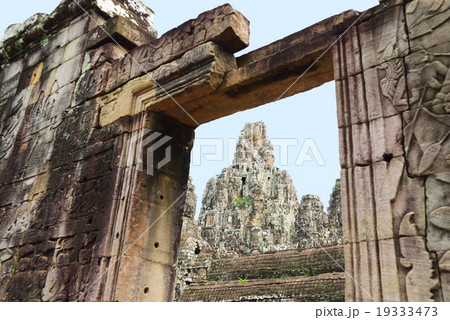 カンボジア シェムリアップ アンコールトム遺跡群 南大門 カンボジア シェムリアップ アンコールトム遺跡群 南大門 19333473