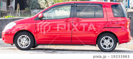 車ボディサイドの写真素材 車ボディサイドの写真素材