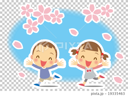 桜吹雪　イキイキ幼児 19335463