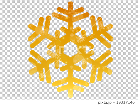 Snow crystal c (Yellow) Snow crystal c (Yellow) 19337140