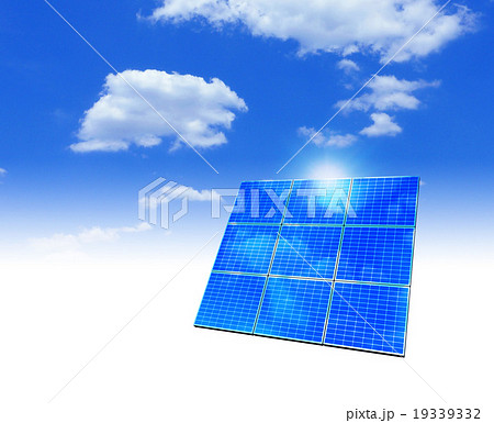 太陽光を反射するソーラーパネル 19339332