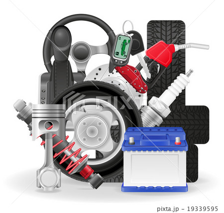 car concept icons vector illustration 19339595