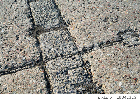 Grey concrete pavement surface Grey concrete pavement surface 19341315