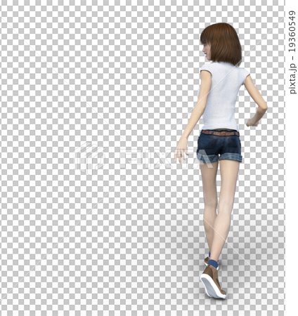 運動時尚年輕女子perming3DCG插圖素材 運動時尚年輕女子perming3DCG插圖素材 19360549