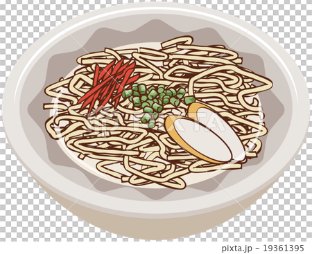 沖縄そば（100円そば）のイメージイラスト 19361395