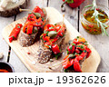 Italian bruschetta, crostini with roasted peppers 19362626