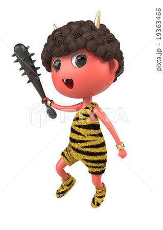 金棒を持った赤鬼 金棒を持った赤鬼 19363466