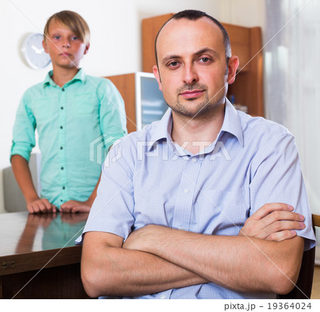 Offended man after arguing about problems Offended man after arguing about problems 19364024