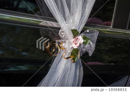 Wedding car decoration 19368833