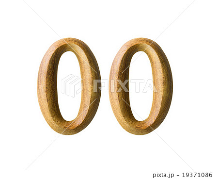 Wooden numeric 00 19371086