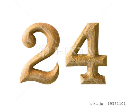 Wooden numeric 24 19371101