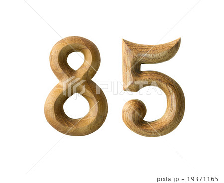 Wooden numeric 85 19371165