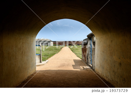 Tunnel entrance of old fort India Tunnel entrance of old fort India 19373729
