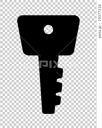 鍵のマーク 19377216