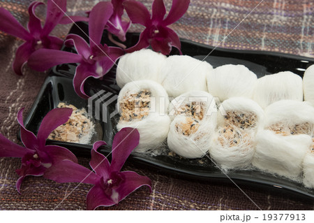Chinese sweet dessert ,Chinese dessert as silk. 19377913