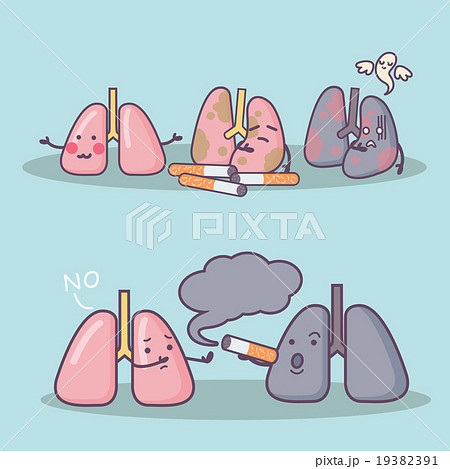 Smoke damage your lung 19382391