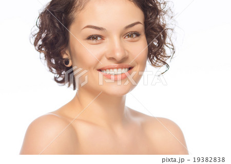 Young attractive lady is smiling.  19382838
