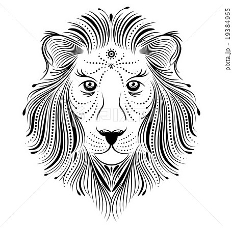 abstract lion  19384965
