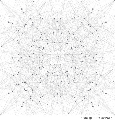 Technology grey background molecule and Technology grey background molecule and 19384987