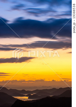 日生諸島の夜明けの風景 日生諸島の夜明けの風景 19388538