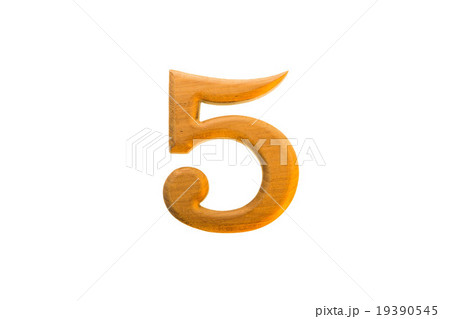 Number 5 golden teak wood Number 5 golden teak wood 19390545