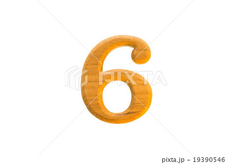 Number 6 golden teak wood Number 6 golden teak wood 19390546