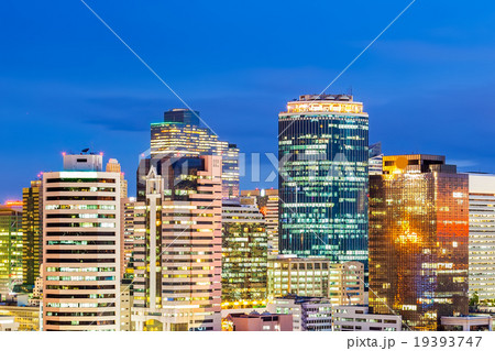 Bangkok Cityscape in twilight 19393747