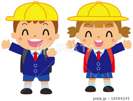 小学生 制服のイラスト素材