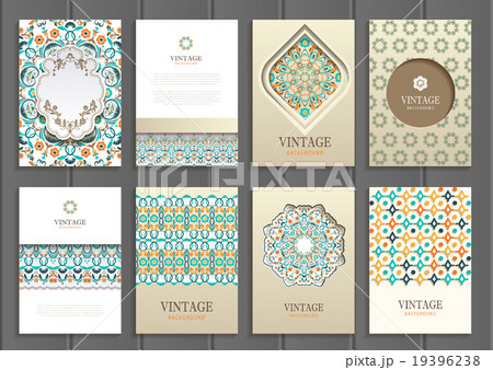 Stock vector set of brochures in vintage style Stock vector set of brochures in vintage style 19396238