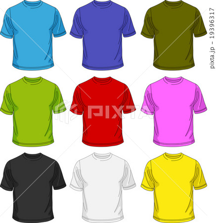 Men T-shirt template Men T-shirt template 19396317