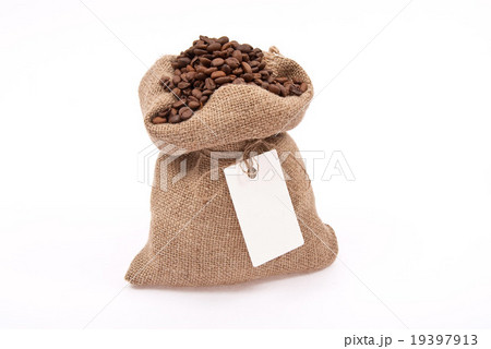 Sack with coffee bean 19397913
