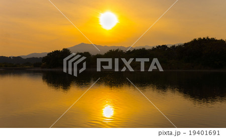 相模川の夕景 16:9 相模川の夕景 16:9 19401691