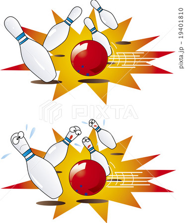 ボーリングのイラスト素材