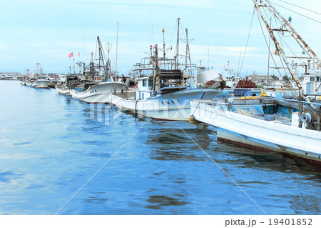 境港_停泊中の漁船群 境港_停泊中の漁船群 19401852