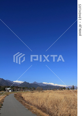 安曇野の冬 松川村 安曇野の冬 松川村 19404105