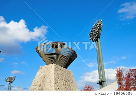 シティーライトスタジアムの照明（岡山県岡山市） 19406609