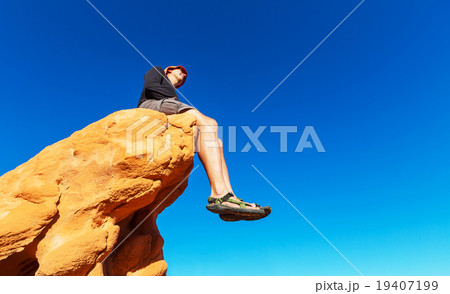 Man on the cliff Man on the cliff 19407199