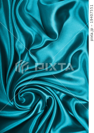 Smooth elegant blue silk or satin as background Smooth elegant blue silk or satin as background 19407551