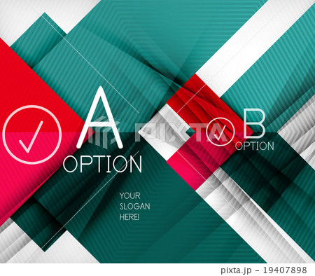 Color geometric shapes with option elements 19407898