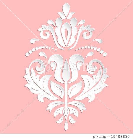 Oriental Vector Pattern With 3D Elements 19408856